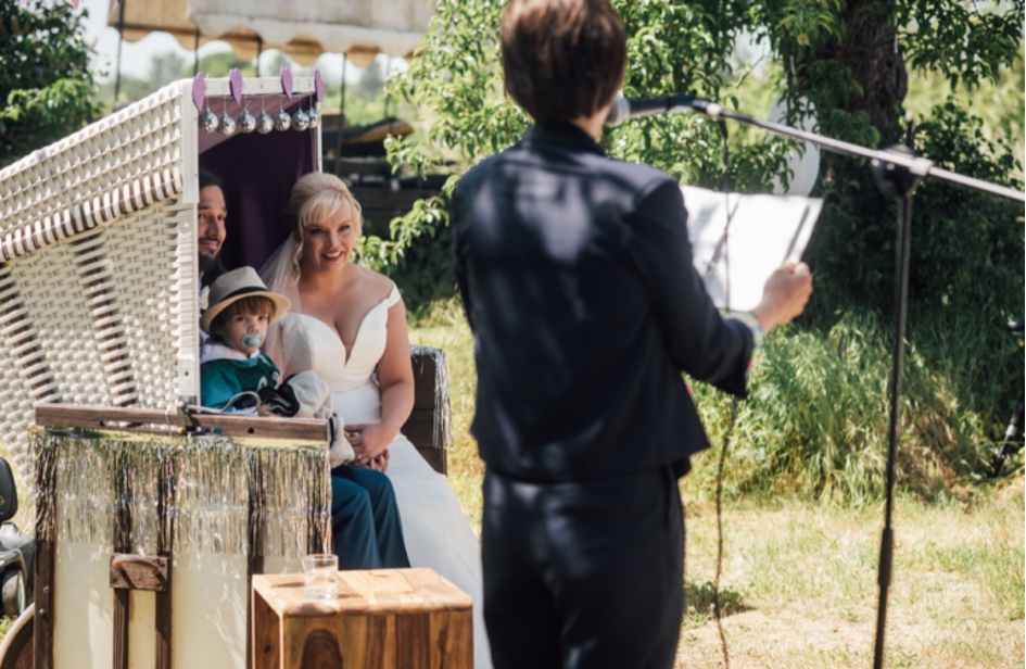 Trauung im Strandkorb